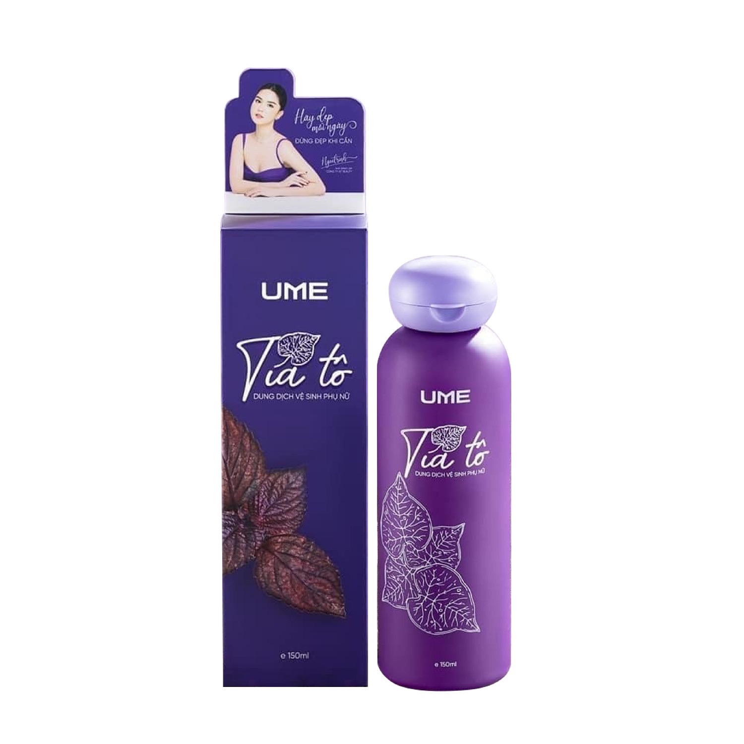 Dung Dịch Vệ Sinh Ume Tía Tô Ngọc Trinh Chính Hãng 150ml - DDVS Ume