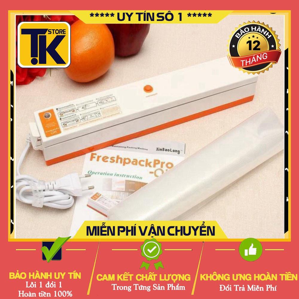 Máy Hút Chân Không ,Không Kén Bao Và Hàn Miệng Túi 2In 1 Fresh Pack Pro, Tặng Kèm Túi Hút Chân Không