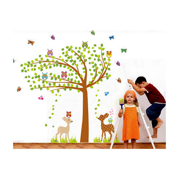 Decal Dán Tường Vườn Thú 21 EB156