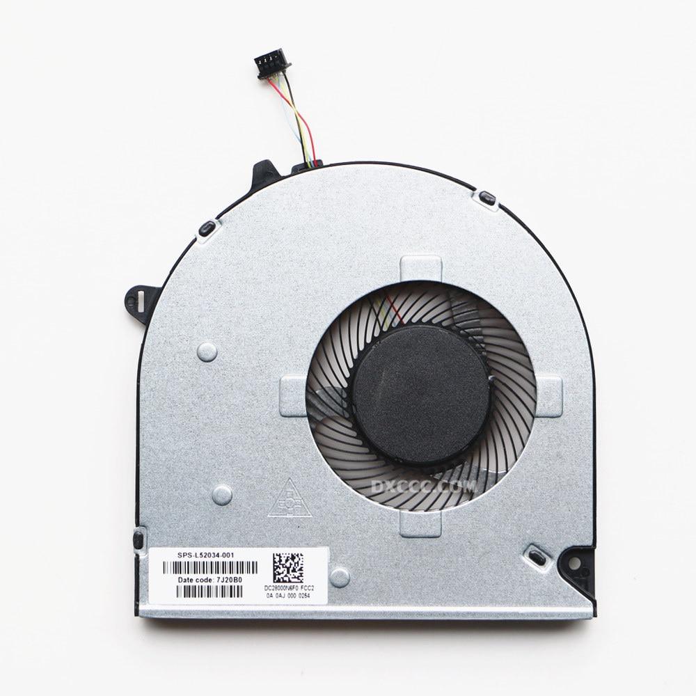 L52034-001 Laptop CPU COOLING FAN FOR HP Laptop 15s-du 15-du 15s-du0002tx 15s-du0006tx TPN-C139 CPU COOLING FAN