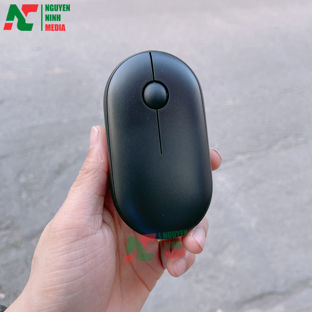 Bộ Phím Chuột Mini Không Dây FORDER KM810 Black - Hàng Chính Hãng