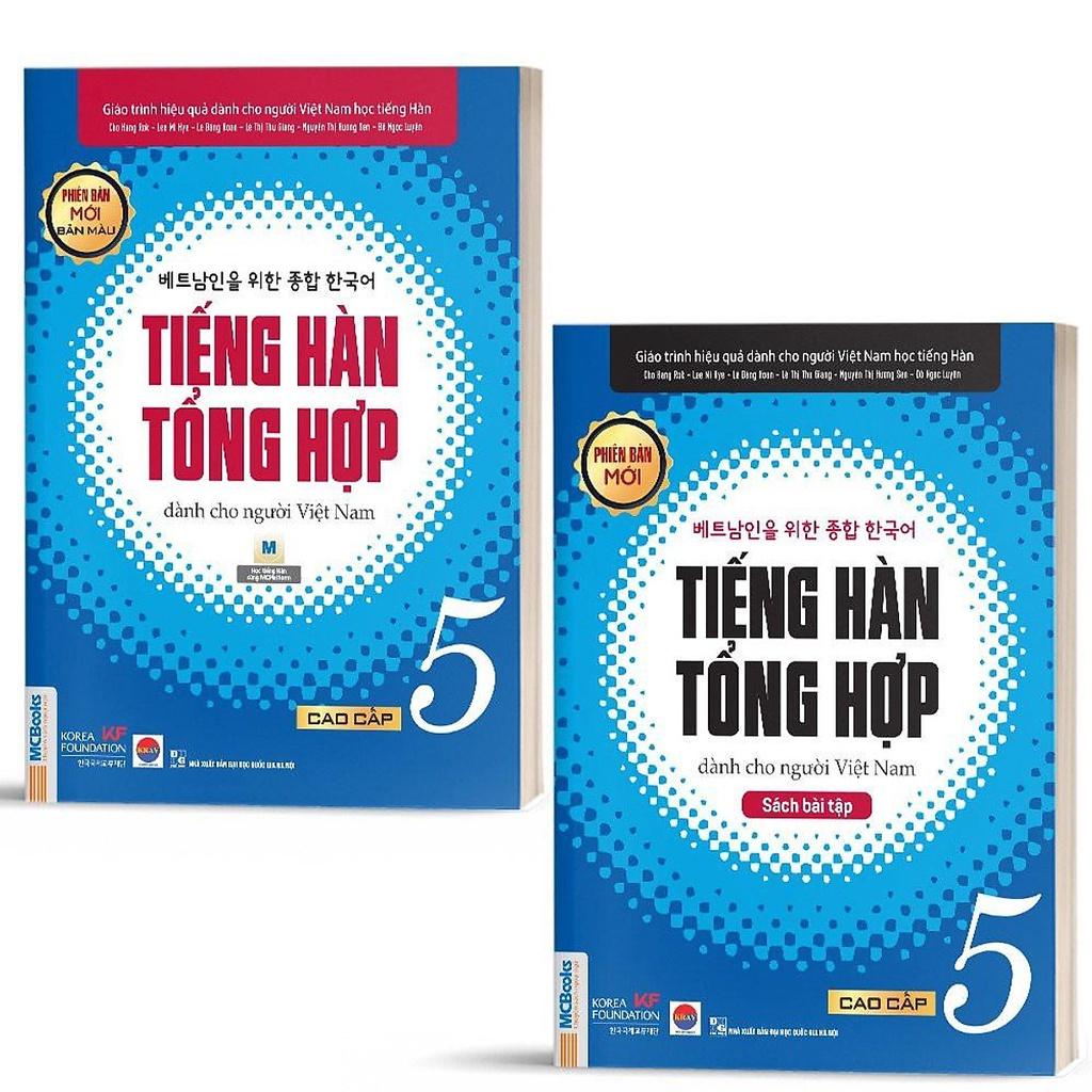 Bộ Sách - Combo Tiếng Hàn Tổng Hợp Dành Cho Người Việt Nam Cao Cấp 5 (Giáo trình + SBT)