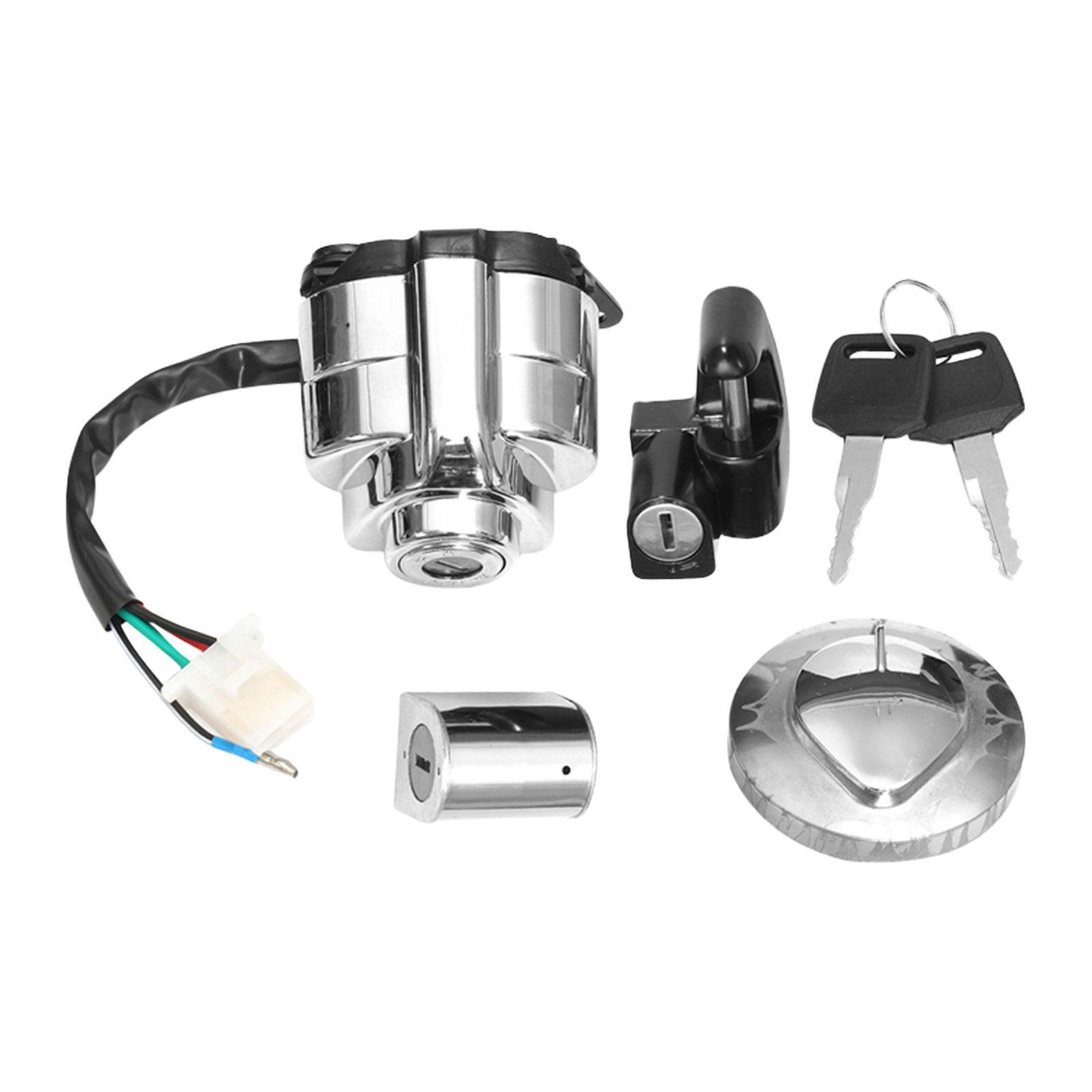 Ignition Fuel Tank Cap Cover Set for Shadow VT 400