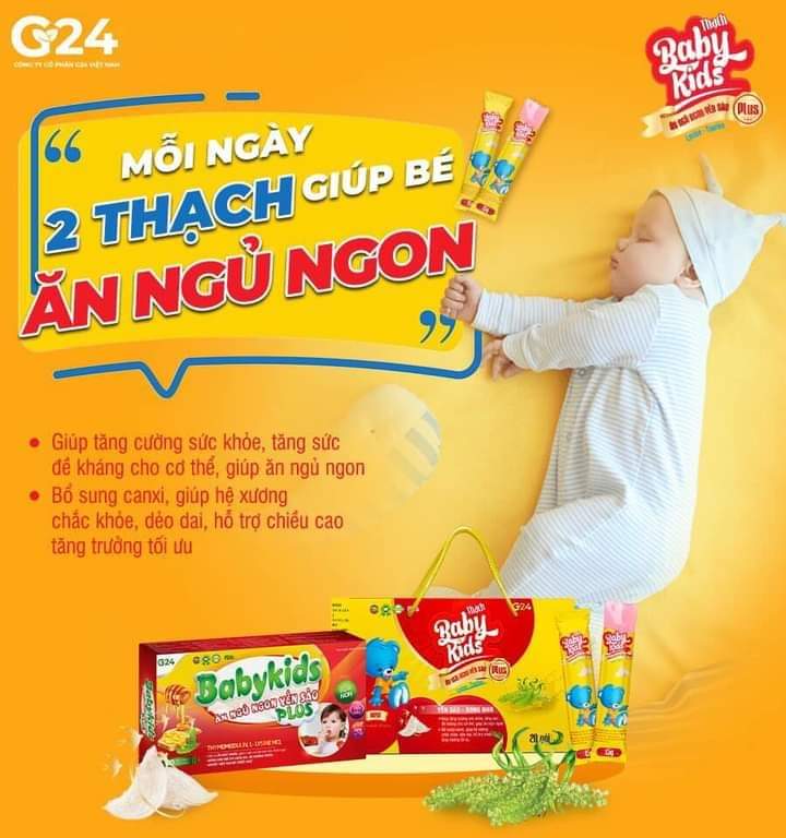 Combo 2 hộp Yến Sào Baby Kids Plus Thạch