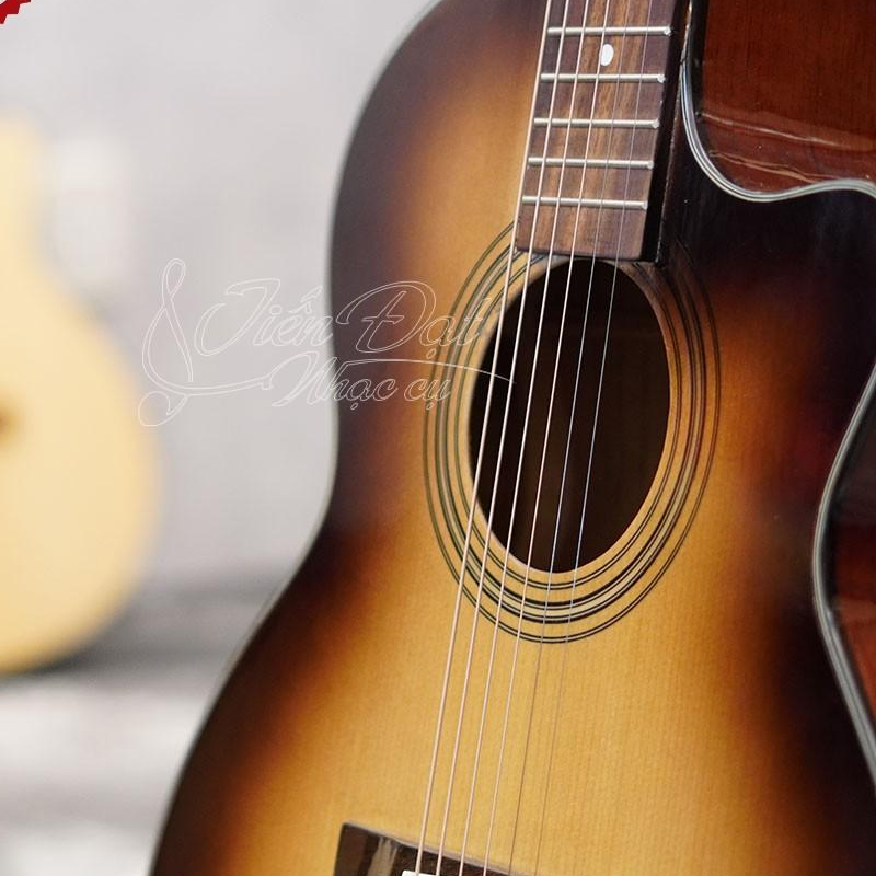 Đàn Guitar Acoustic Việt Nam GA-14HL Mặt Gỗ Thông Nguyên Tấm Cao Cấp