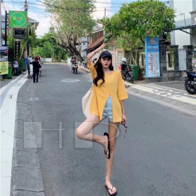Áo xẻ hông ngắn tay ZXN864