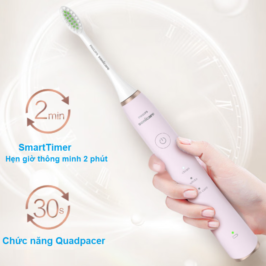 Bàn chải đánh răng điện Philips Sonicare HX2461 Serial 3600 - Tích hợp 3 chế độ - HÀNG NHẬP KHẨU