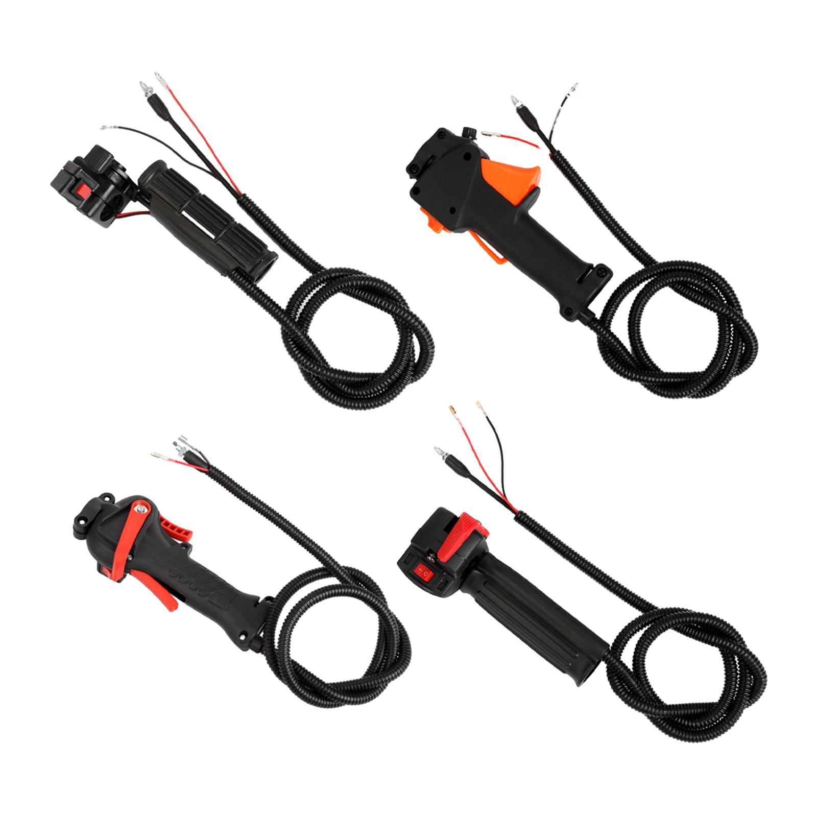 Brush Cutter Strimmer Handle Switch Throttle Cable for Backpack Grass Cutter