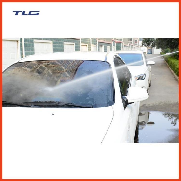 Rửa xe tưới cây Bộ dây và vòi xịt tăng áp lực nước 300% loại 25m cút đồng,nối đồng 206701-2