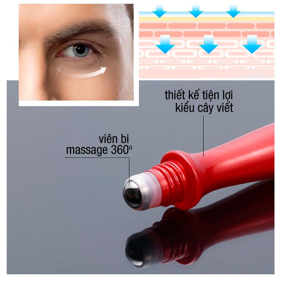 TOTAL BEAUTY SERUM COLLAGEN+ LĂN MẮT 360 CẤP+DƯỠNG ẨM, HỖ TRỢ GIẢM NGỨA, TRẺ HÓA DA 15ml LANGCE DÀNH CHO NAM