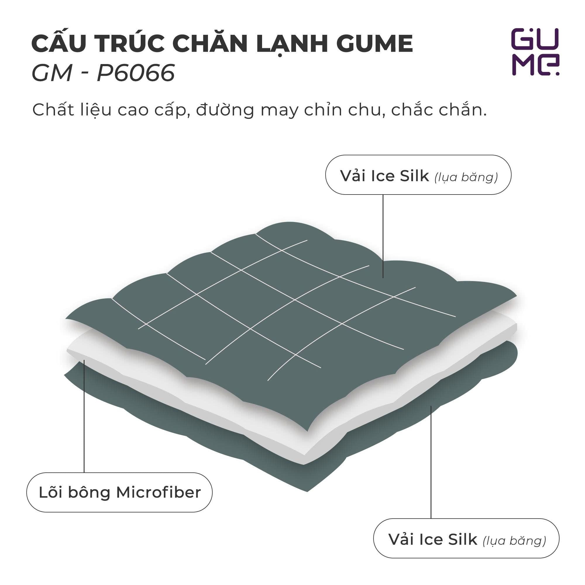 Chăn điều hoà Hàn Quốc GM-P6066, chăn lạnh thoáng khí, Kích thước 2mx2m3, mềm mịn thoải mái 4 mùa