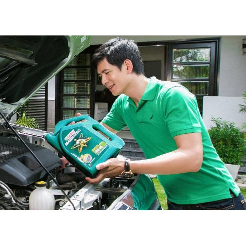 COMBO 2 Dầu nhớt ô tô Castrol CRB Turbomax 15W-40 can 5L API CI-4