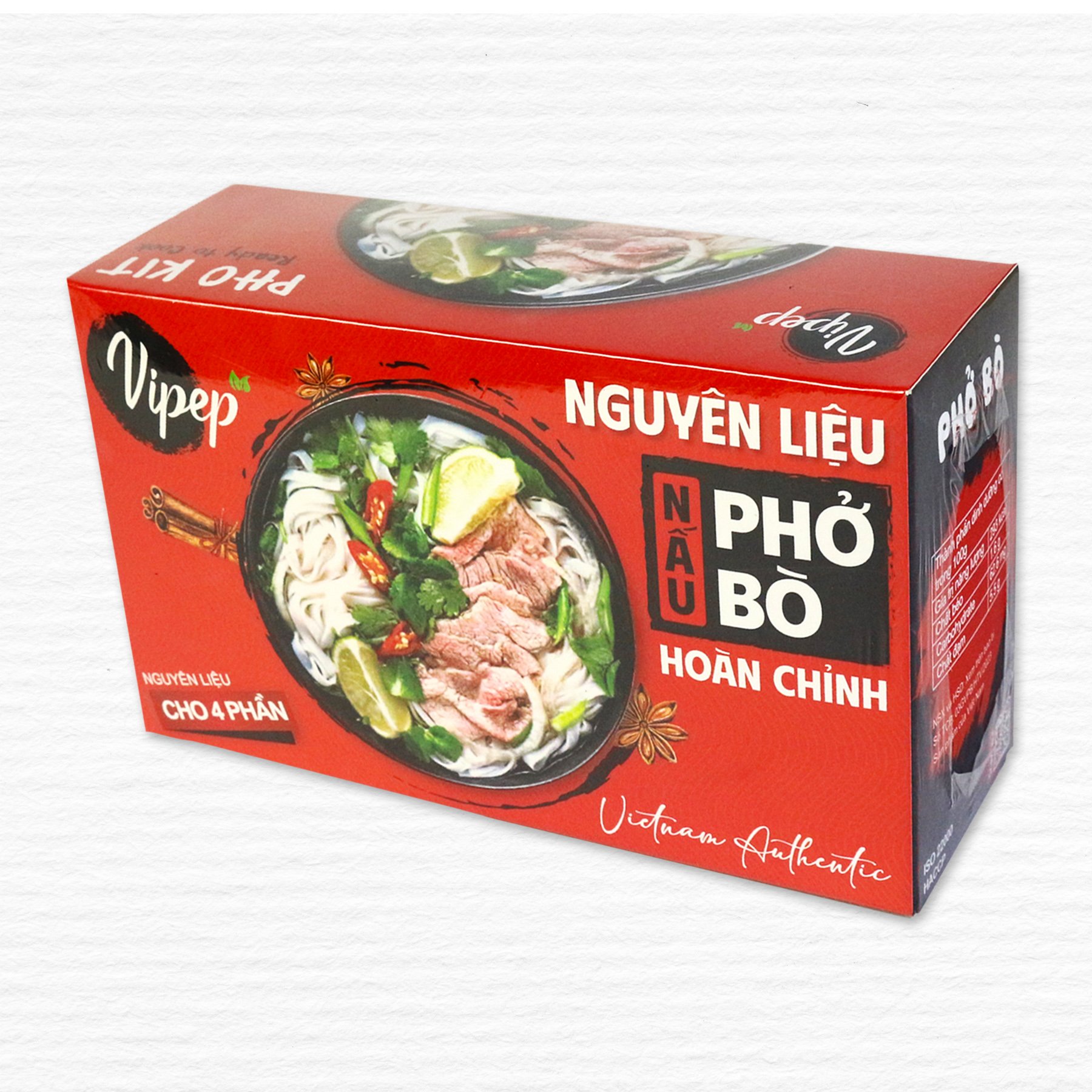 Nguyên Liệu Nấu Phở Bò Hoàn Chỉnh Vipep 320G