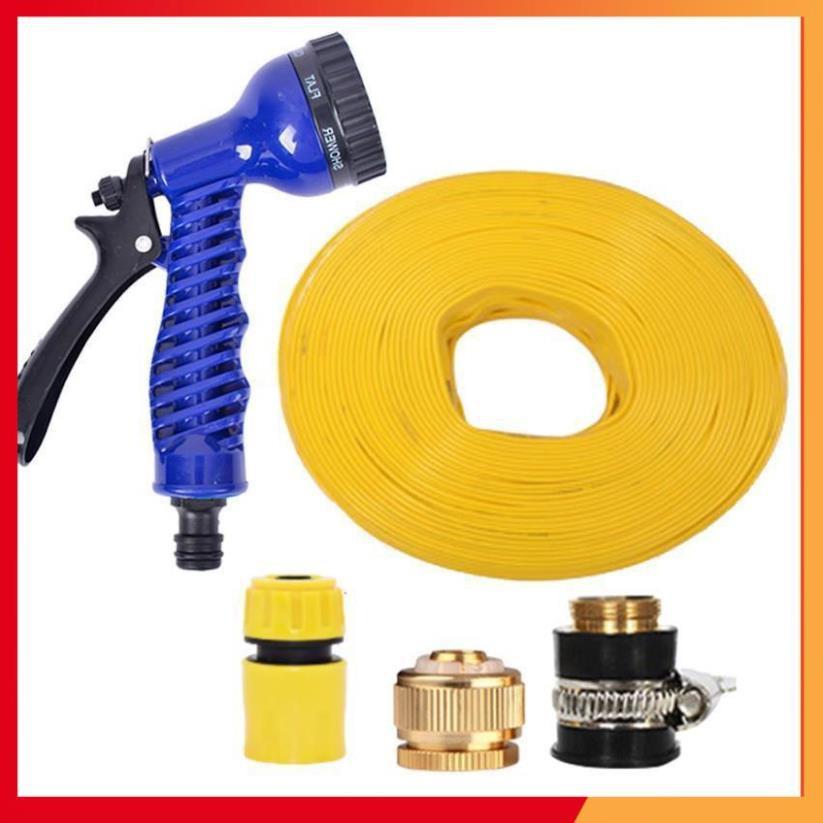 Bộ dây và vòi xịt tăng áp lực nước,rửa xe, tưới cây 20m  206843