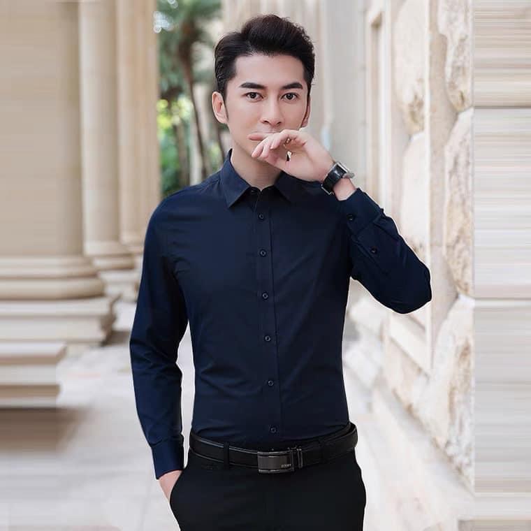 Áo sơ mi nam lụa cao cấp mới nhất 2022