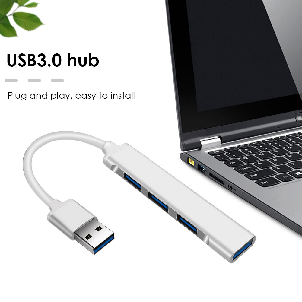 Hub USB 3 Cổng 3.0 Tốc Độ Cao, chia usb ra 4 cổng usb