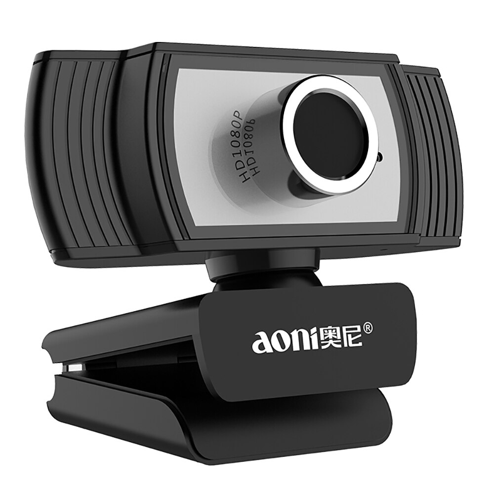 Webcam Máy Tính Aoni C33 - Livestream Siêu Nét, Học Online, Lấy Nét Chủ Động, Góc 80* - Hàng Chính Hãng