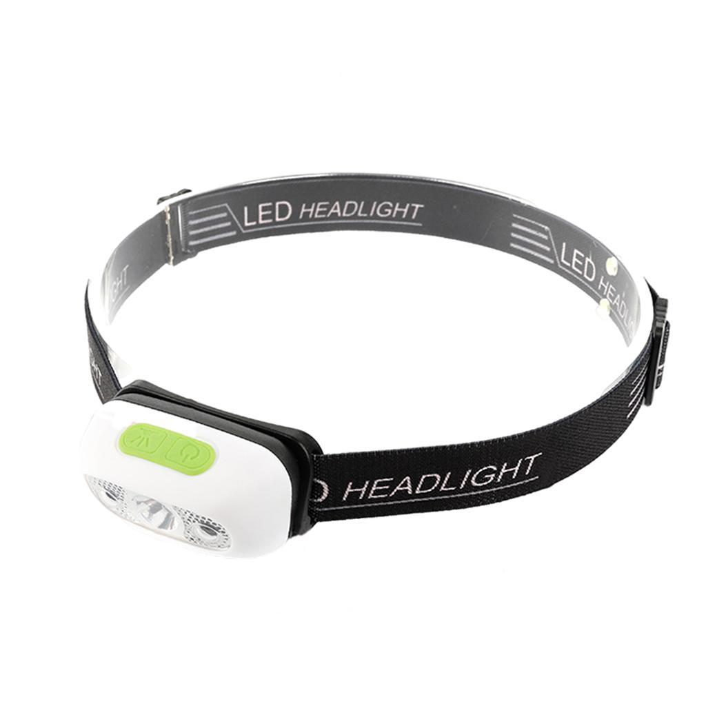 Rechargeable Headlamp, Headlight with Motion Sensor Waterproof USB Rechargeable Flashlight for Kids Adults Running Camping Hiking Fishing