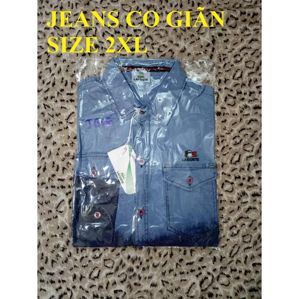 ÁO JEANS NAM CO GIÃN NHẸ (HÀNG XUẤT COMBODIA)