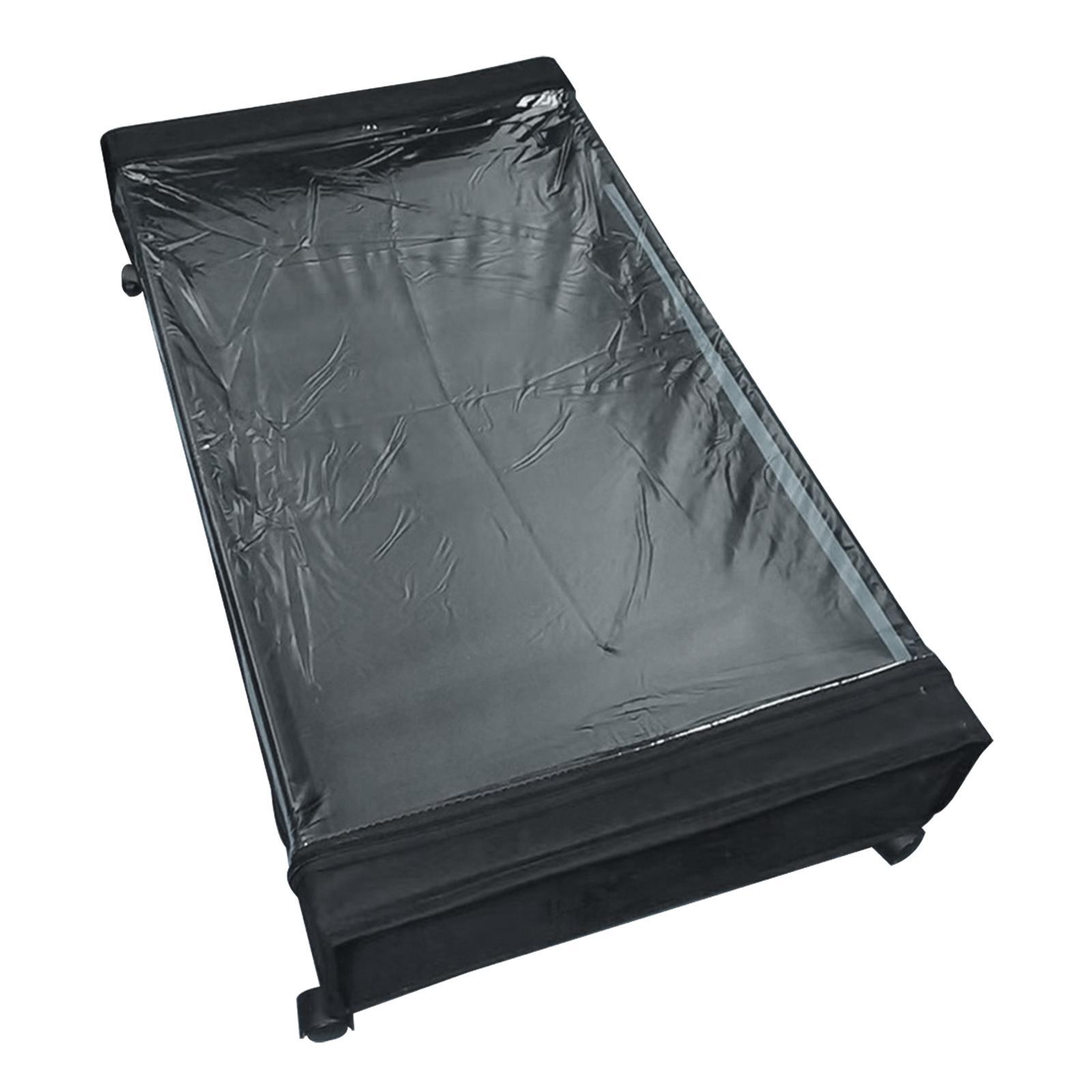 Underbed Storage Box with Wheels, under The Bed Shoe Storage Containers Large with Lid Bedroom Storage Organizer for Toys Shoes Bedding Books