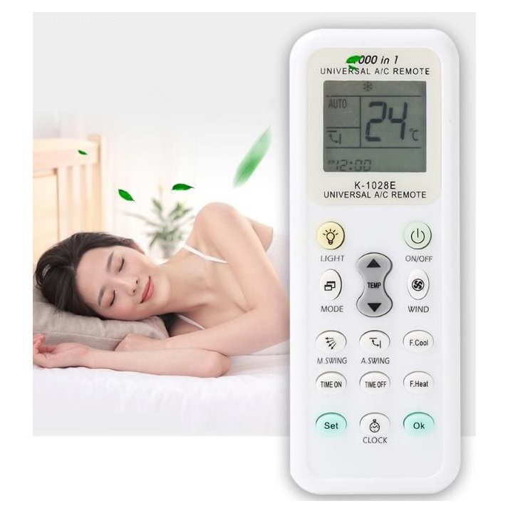 Điều khiển điều hòa đa năng dùng được cho tất cả các loại máy điều hòa