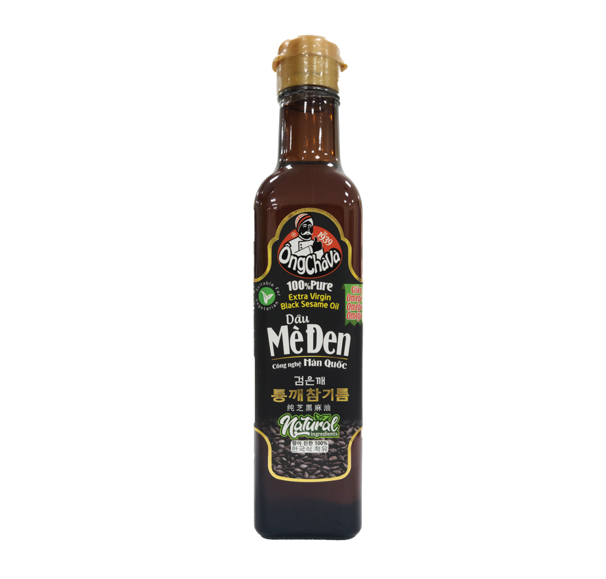 Dầu Mè Đen Ông Chà Và 250ml  - Nhập Khẩu Hàn Quốc (Black Sesame Oil)
