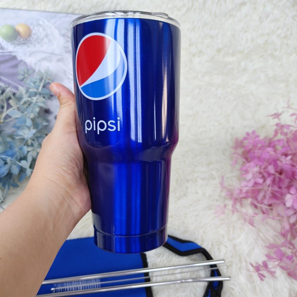 Bình Ly giữ nhiệt Thái Lan 900ml inox 304 cao cấp + Tặng Kèm Full Phụ Kiện Ống Hút Và Túi Đựng