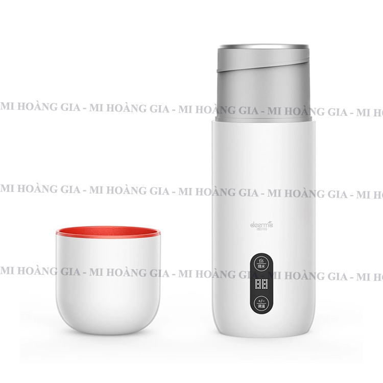 Bình đun nước siêu tốc kiêm giữ nhiệt Deerma DR035S trang bị màn hình thị nhiệt độ nước - Hàng chính hãng