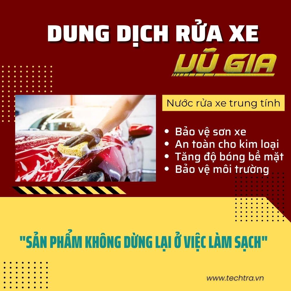 Nước rửa xe không chạm Unitech V5 - Hiệu năng cao, loại thiết kế an toàn cho màu sơn