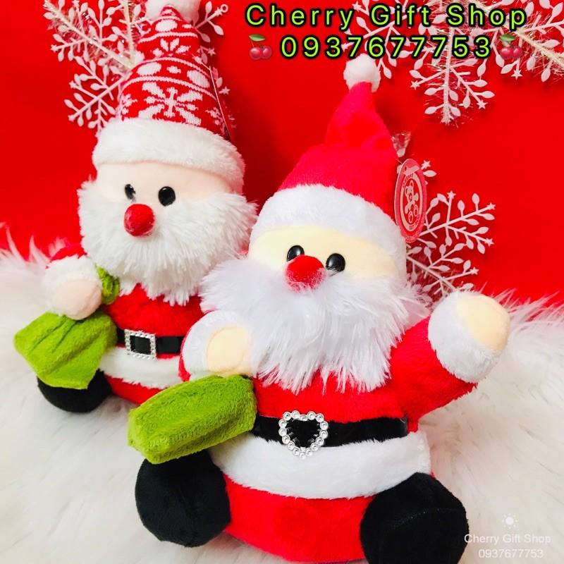 Gấu Bông Ông Già Noel 30cm - Quà Tặng Giáng Sinh Cho Bé