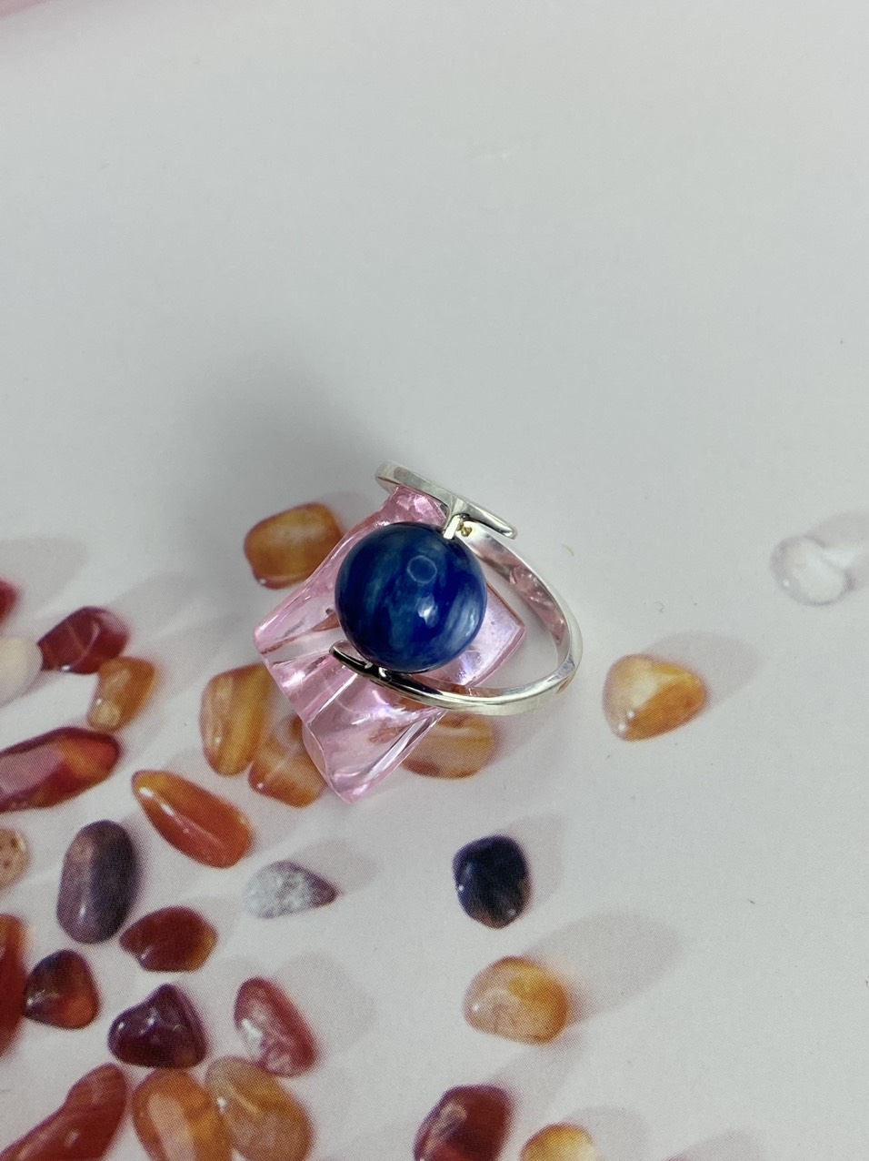 Nhẫn Bạc 925 Đá Ruby nước