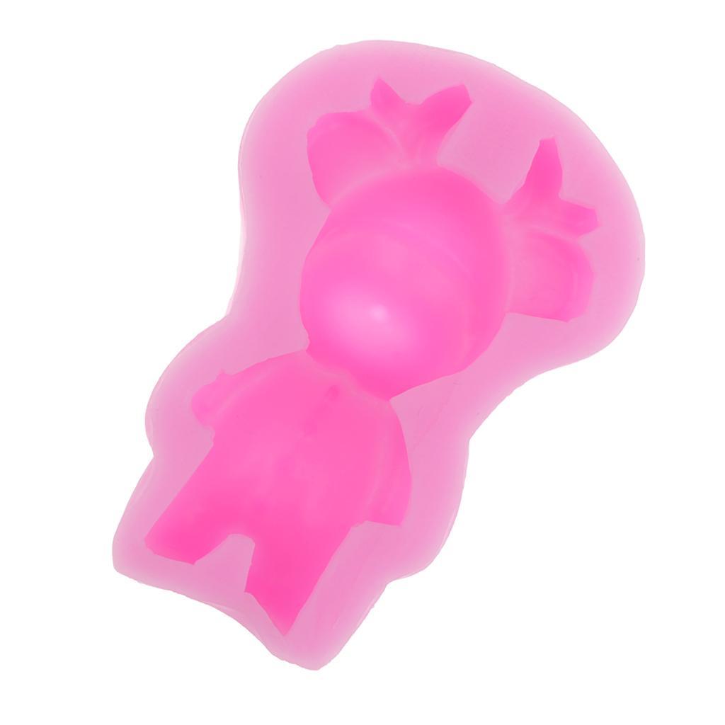 DIY Deer Bear Silicone Molds Fondant Cake Chocolate Baking Tools