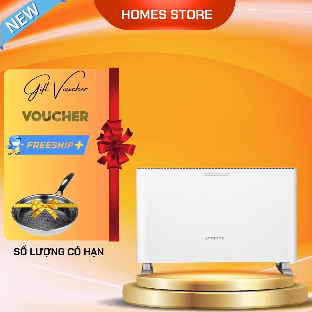 Máy Sưởi Xiaomi Smartmi Heater 1S  Điều Khiển Cảm Ứng Kết Nối App Mihome 20 m2 Công Suất 2200 W - Hàng Chính Hãng - Bảo Hành 12 Tháng