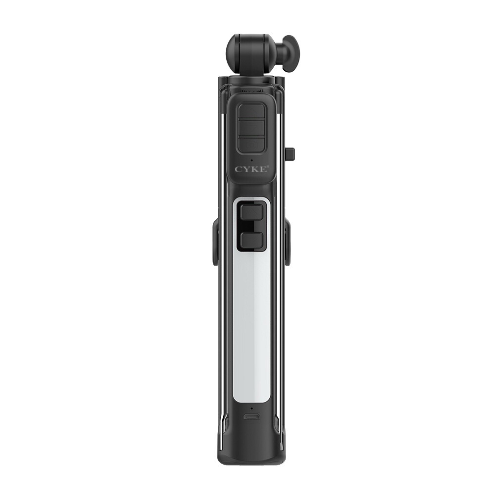 Gậy chụp hình Selfie Tripod CYKE tích hợp điều khiển không dây bluetooth kèm đèn Led-Hàng chính hãng