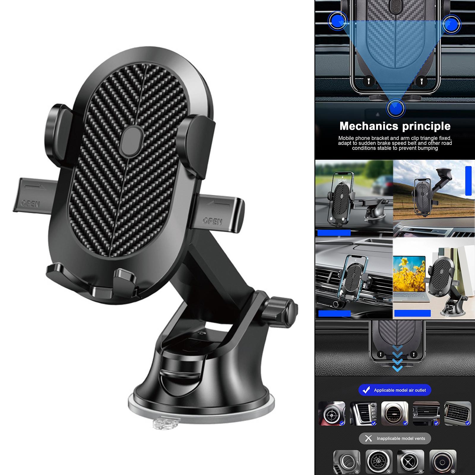 Car Phone Mount Phone Holder for Car Dashboard Air Vent Rotation