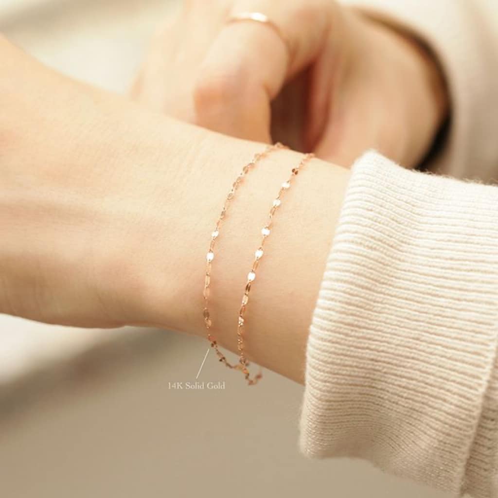 Lắc tay vàng 14K  - MOON Jewelry