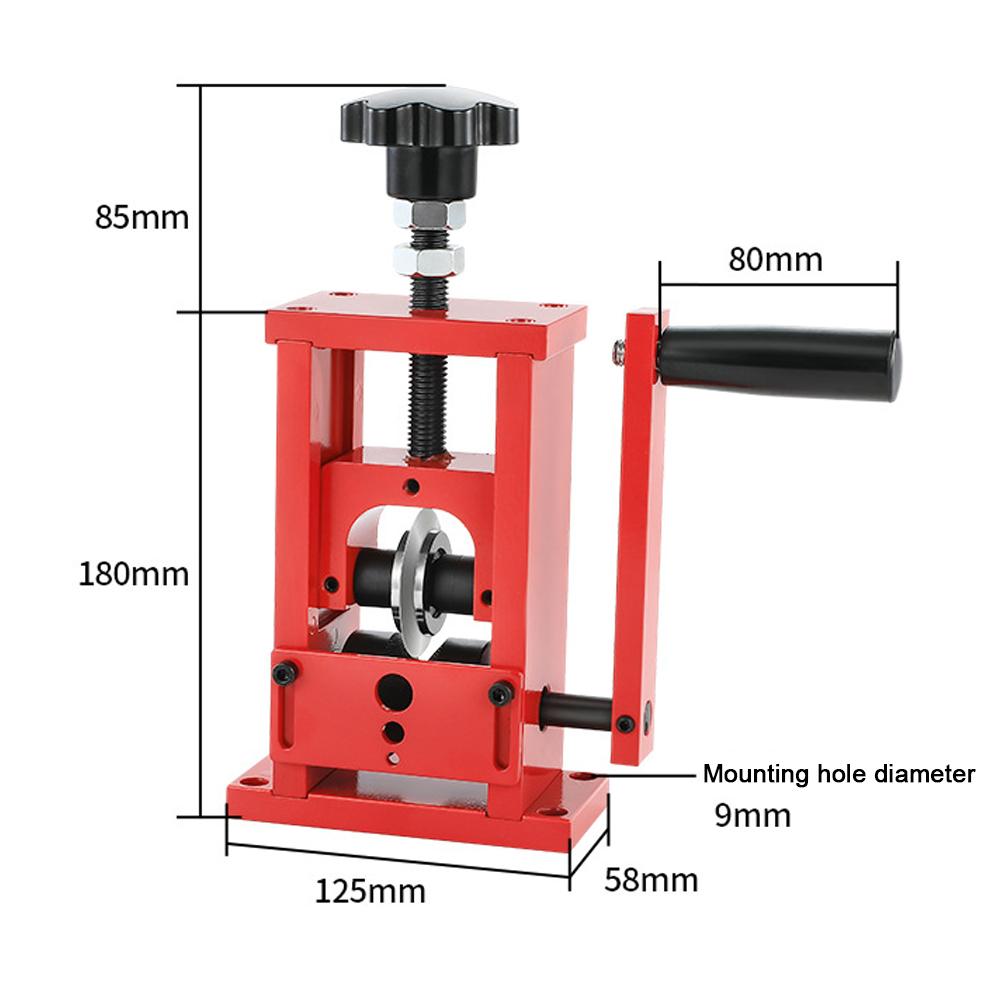 Small Manual Household Wire Stripper Manual Wire Stripping Tool Copper Cable Peeling Machine with Hand Crank for 1.5-25mm Wire