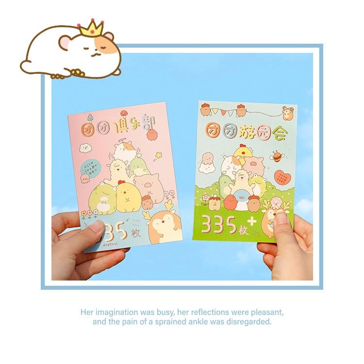 Sổ Tay Sticker 335 Nhãn Dán Trang Trí Nhật Ký Kế Hoạch Kawaii Nhật Bản Mẫu 2