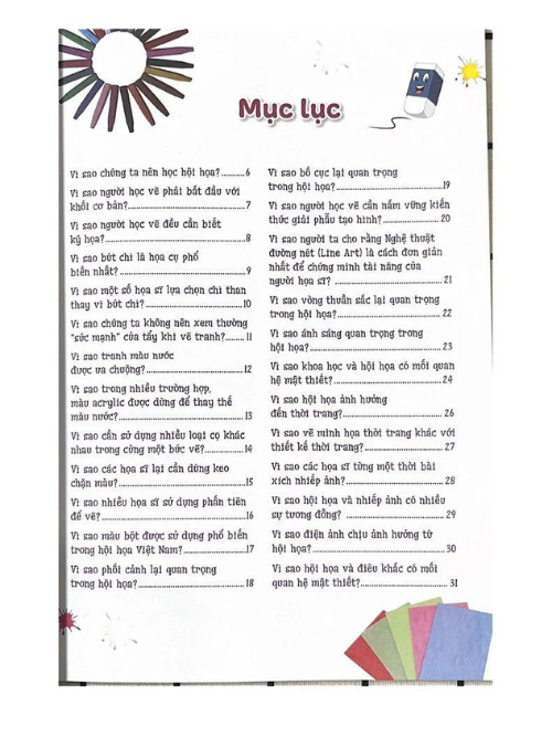 Sách 10 Vạn Câu Hỏi Vì Sao - Những Điều Thú Vị Trong Hội Họa