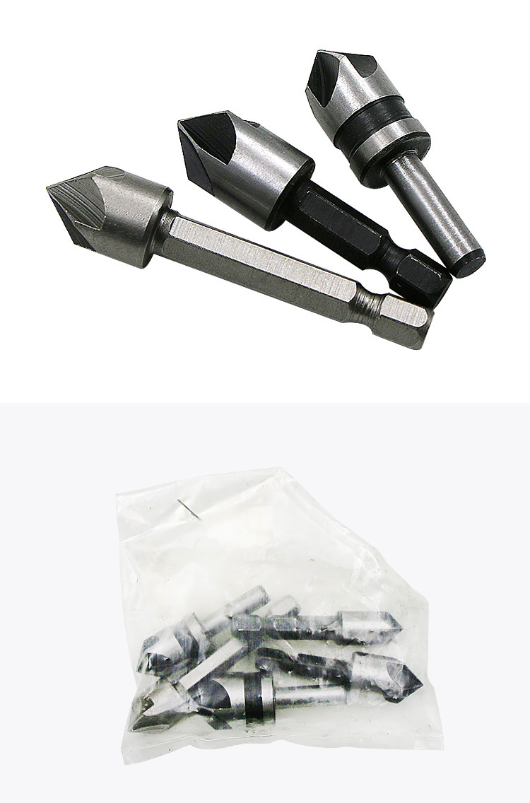 Bộ 5 mũi khoan khoét lỗ vát cạnh v2