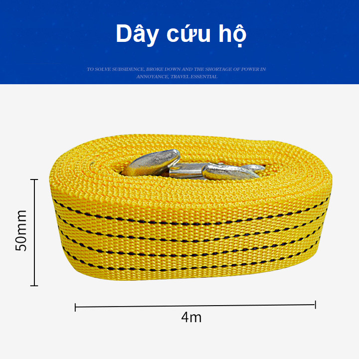 Bộ dụng cụ cứu hộ 9 món ô tô khẩn cấp cho xe ô tô, xe hơi nhãn hiệu Goodyear 3049 - Hàng nhập khẩu