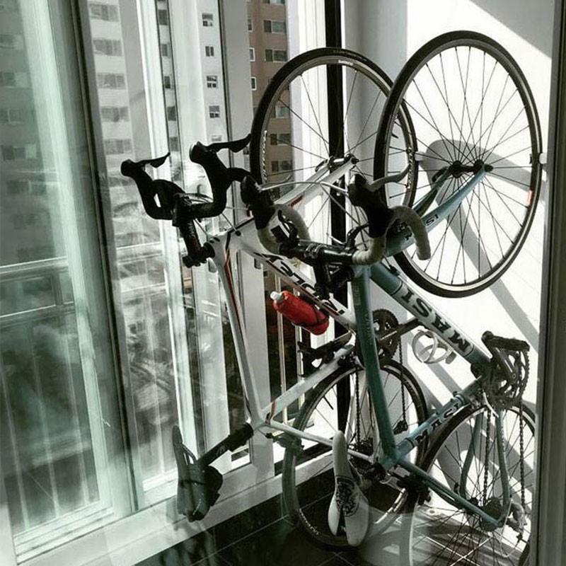 Richy Xe đạp Treo tường Móc treo Xe đạp Giá đỡ Xe đạp Đường mtb Khóa để xe Xe đạp Giá treo tường di động Giá đỡ dọc trong nhà
