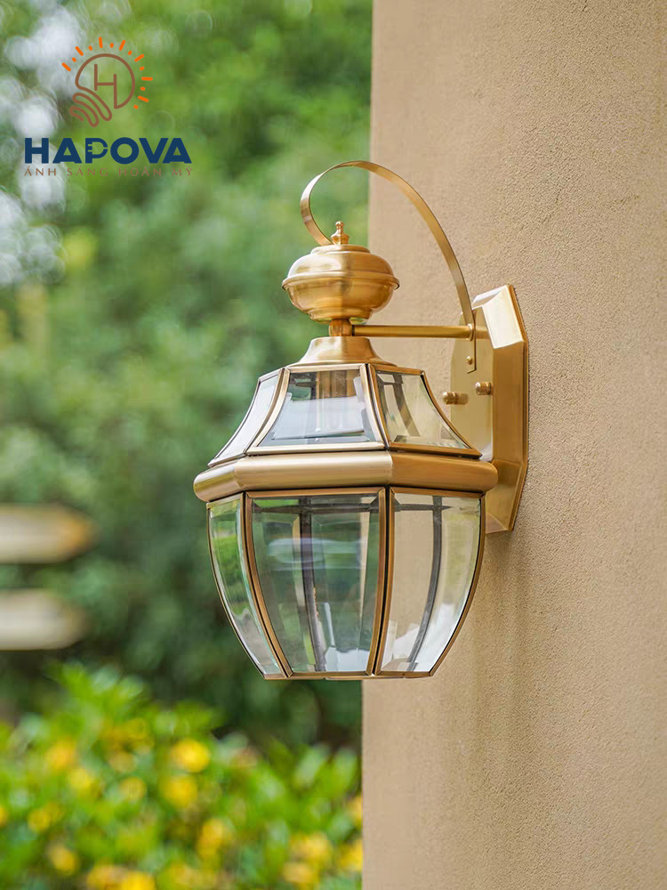 Đèn treo tường, đèn gắn tường cao cấp bằng Đồng HAPOVA LEONA 1002