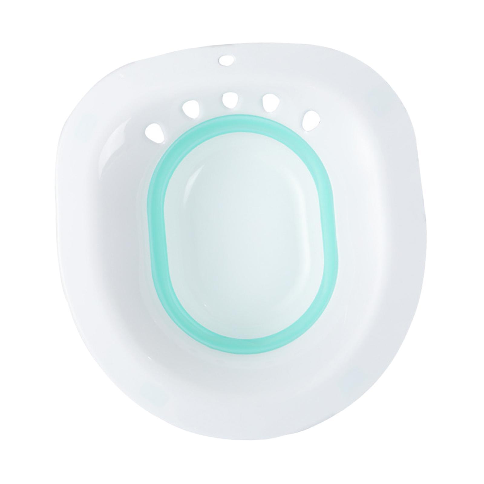 Hip Soaking Bath Tub High-Spa Sitz Bath for Hemorrhoids Avoid Squating Pink