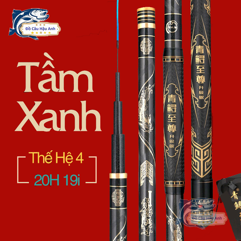 Cần Câu Đài 20H Tầm Xanh Thế Hệ 4 Cần Câu Tay Săn Hàng Cao Cấp CC1-TH4