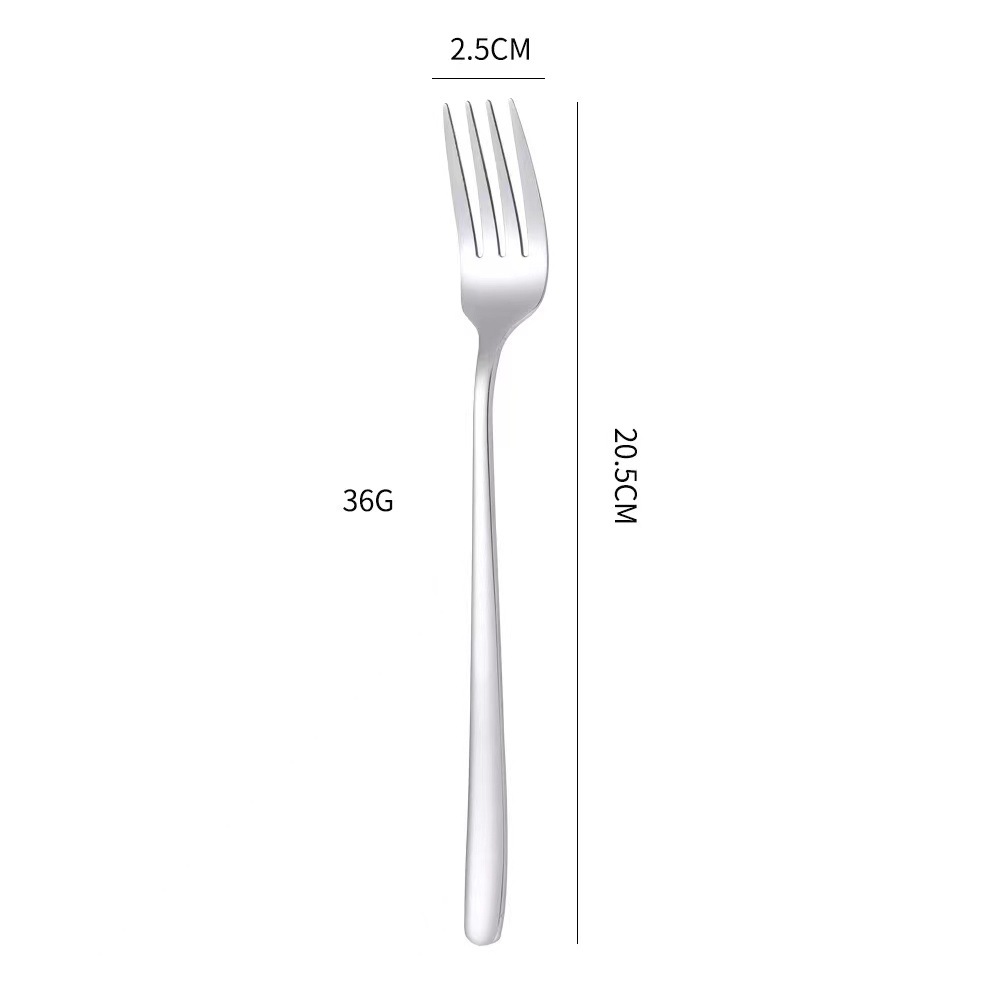 Muỗng Inox, Bộ Thìa Dĩa/Nĩa Inox 304 Cao Cấp SMARTCHOICE - Hàng Loại 1 Siêu Dày Dặn, Bền Đẹp, Muỗng Inox Ăn Cơm Cán Dài Sang Trọng