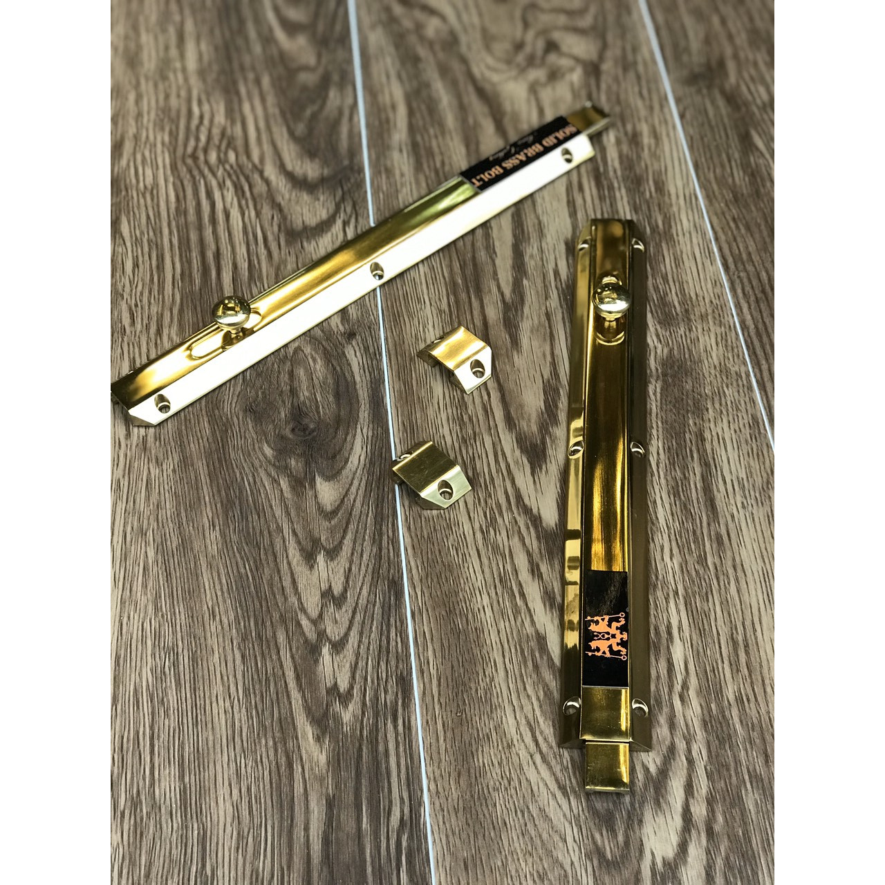 Chốt cửa không khóa bằng đồng 203mmx31mm cao cấp cho cửa gỗ EB004-8I