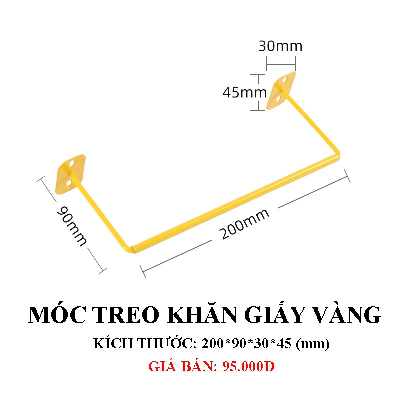 Móc treo kim loại Dola Home để khăn lau, khăn giấy, băng keo phụ kiện bảng Pegboard