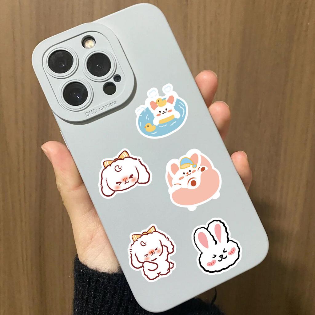 Sticker ĐỘNG VẬT CHIBI hoạt hình cute trang trí mũ bảo hiểm,guitar,ukulele,điện thoại,sổ tay,laptop-mẫu S164