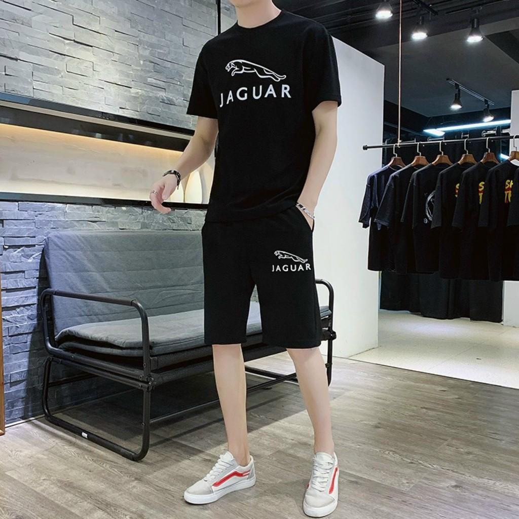 Đồ bộ nam nữ unisex mùa hè chất mè xịn co giãn 4 chiều thoáng mát (jaguar)